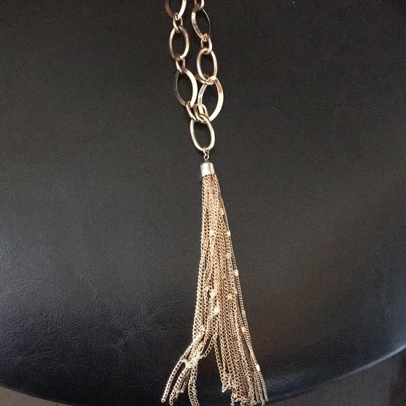 New Badgley Mischka Set Long Necklace & Earrings - Picture 2 of 2